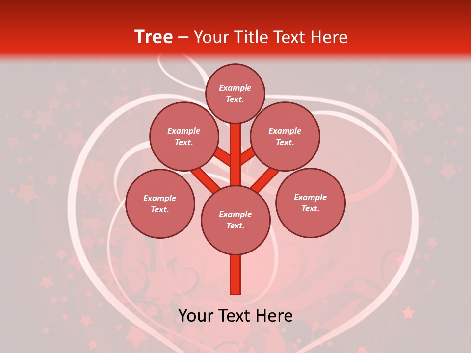 Retro Paint Heart PowerPoint Template