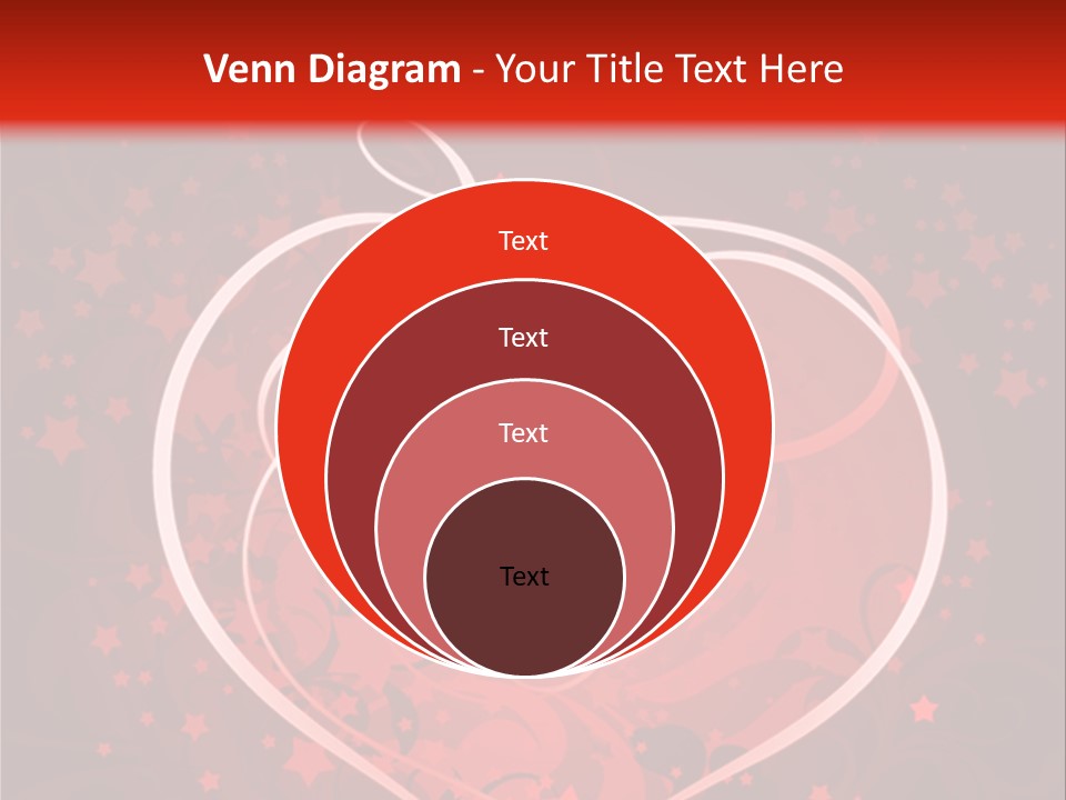 Retro Paint Heart PowerPoint Template