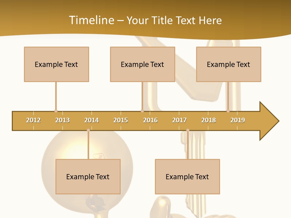 A Person Holding A Golden Key With A Check Mark On It PowerPoint Template