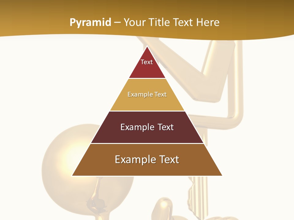 A Person Holding A Golden Key With A Check Mark On It PowerPoint Template