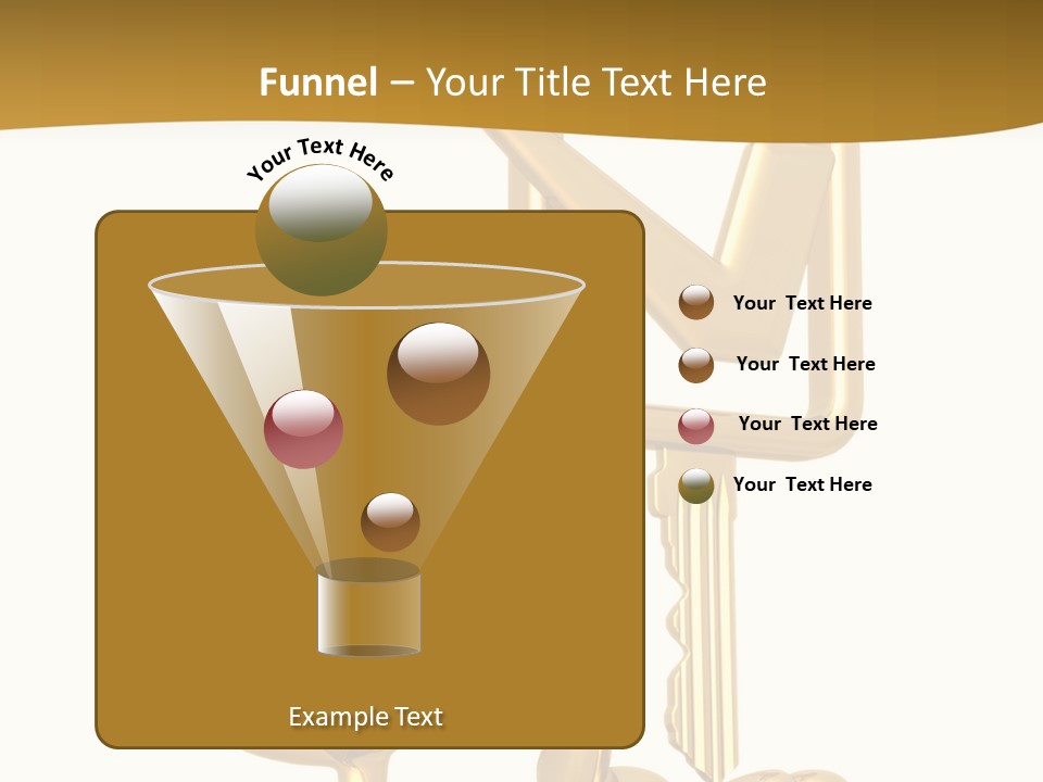 A Person Holding A Golden Key With A Check Mark On It PowerPoint Template