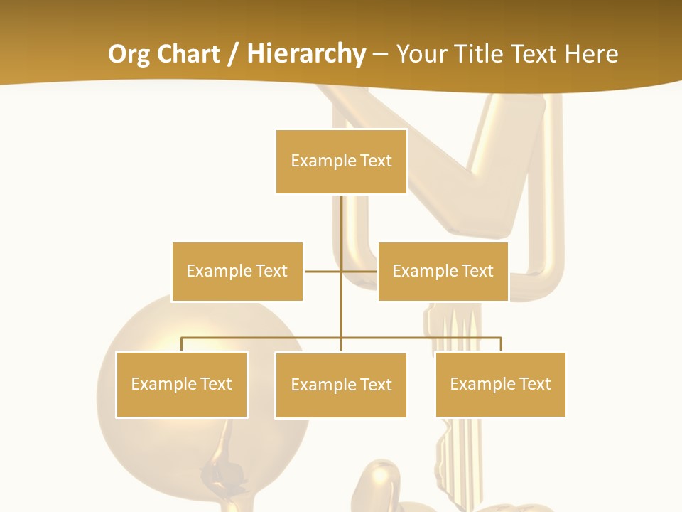 A Person Holding A Golden Key With A Check Mark On It PowerPoint Template