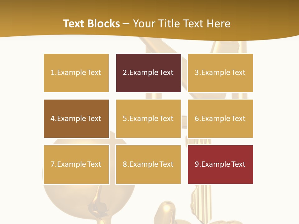 A Person Holding A Golden Key With A Check Mark On It PowerPoint Template