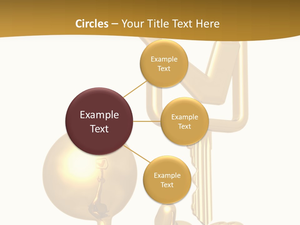 A Person Holding A Golden Key With A Check Mark On It PowerPoint Template