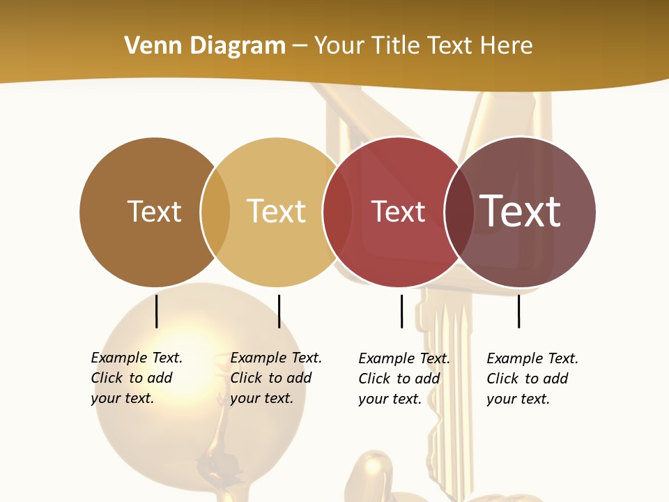 A Person Holding A Golden Key With A Check Mark On It PowerPoint Template