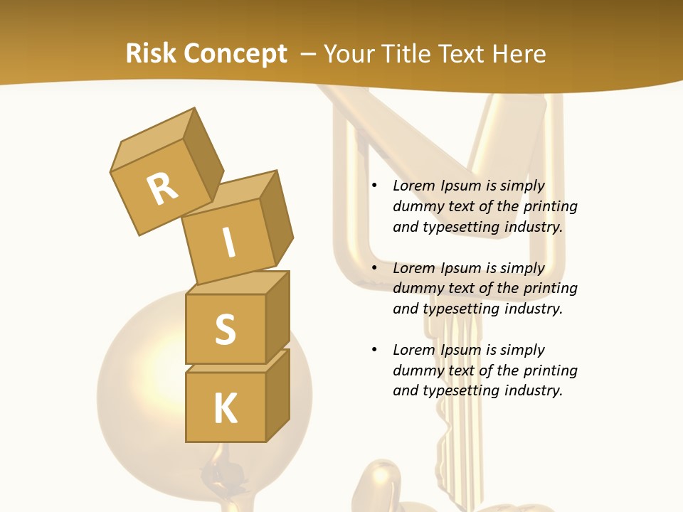 A Person Holding A Golden Key With A Check Mark On It PowerPoint Template