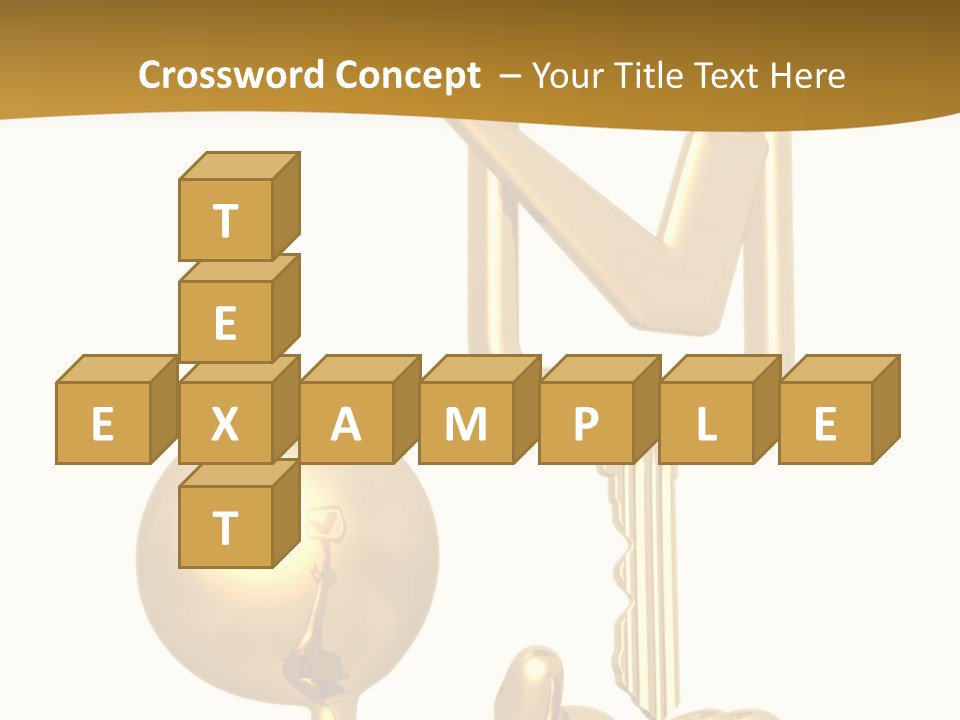 A Person Holding A Golden Key With A Check Mark On It PowerPoint Template