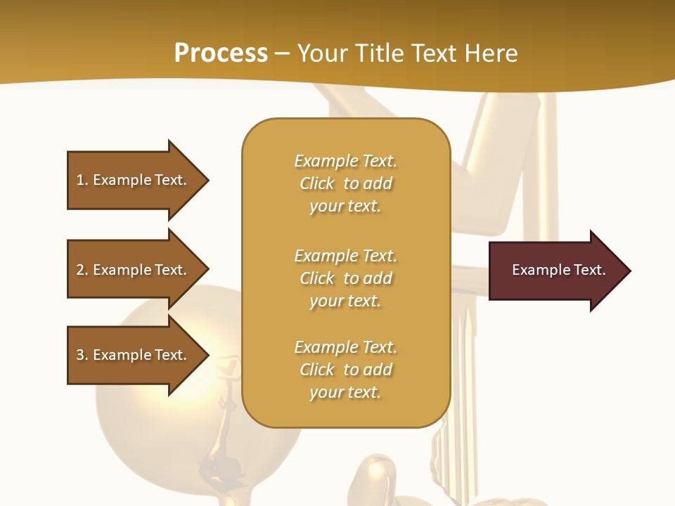 A Person Holding A Golden Key With A Check Mark On It PowerPoint Template