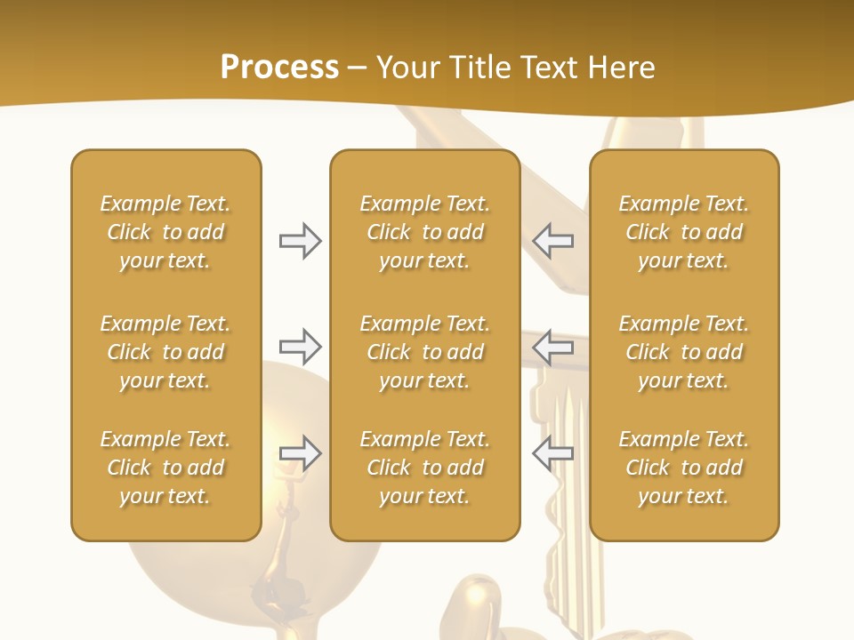 A Person Holding A Golden Key With A Check Mark On It PowerPoint Template
