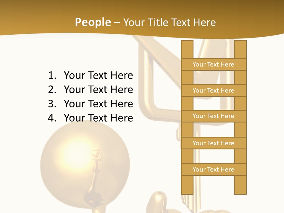 A Person Holding A Golden Key With A Check Mark On It PowerPoint Template