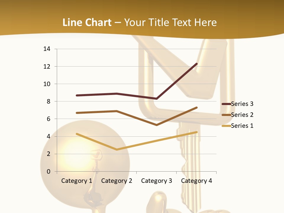 A Person Holding A Golden Key With A Check Mark On It PowerPoint Template