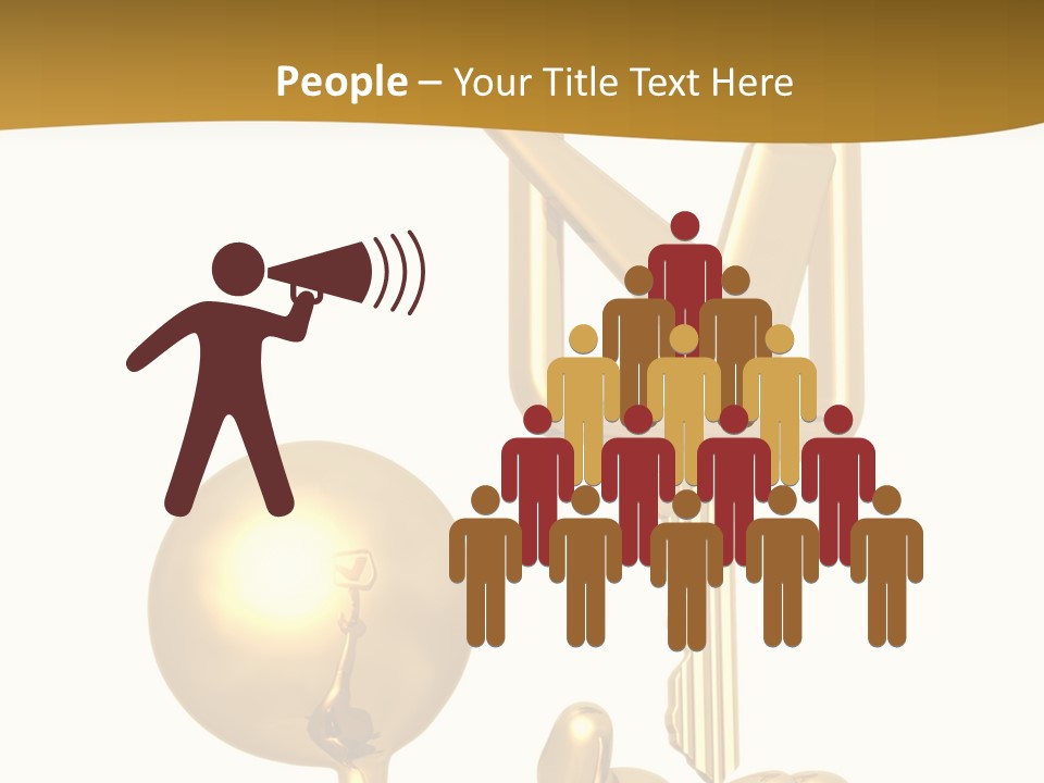 A Person Holding A Golden Key With A Check Mark On It PowerPoint Template