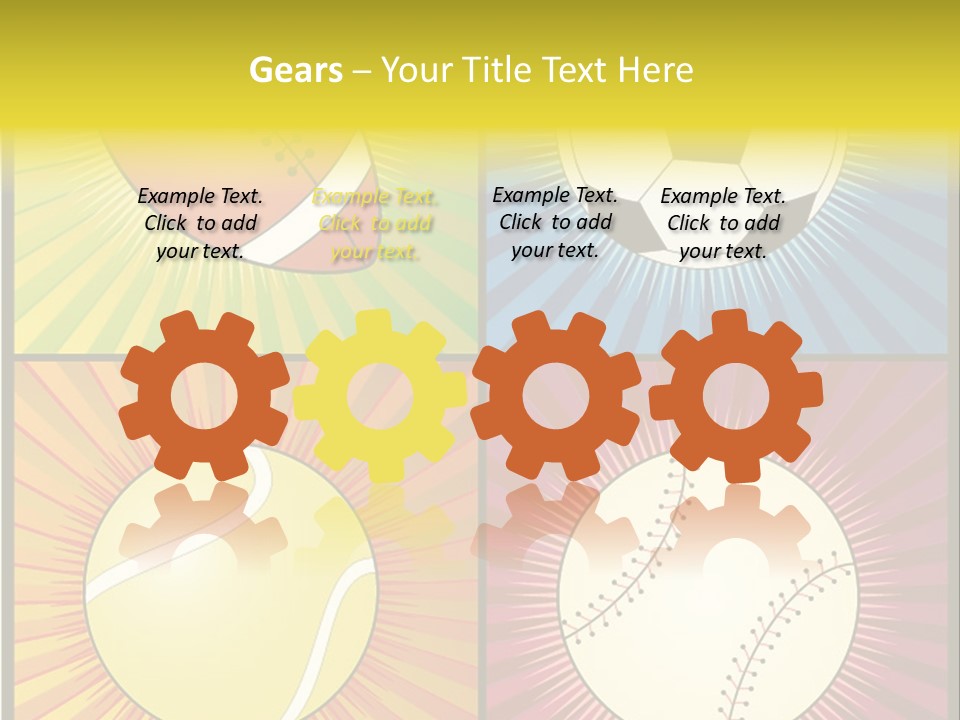 Football Sphere Ball PowerPoint Template