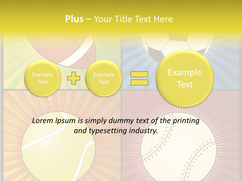 Football Sphere Ball PowerPoint Template