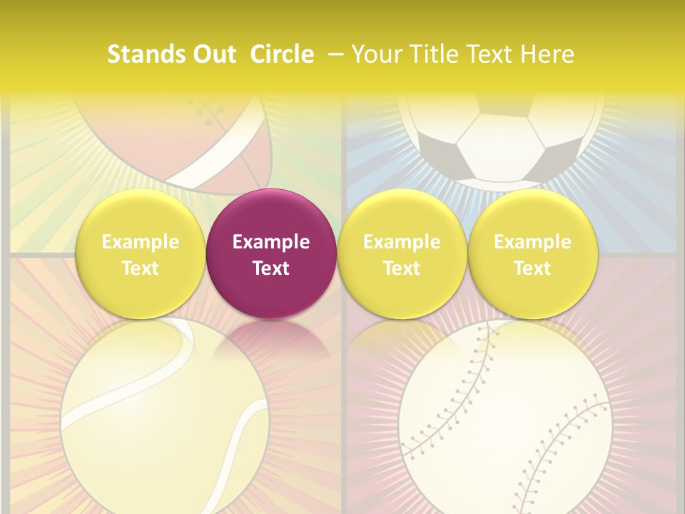 Football Sphere Ball PowerPoint Template