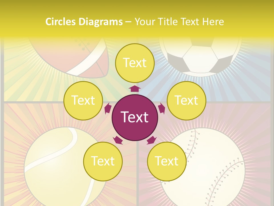 Football Sphere Ball PowerPoint Template