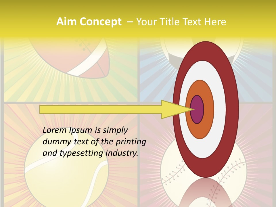Football Sphere Ball PowerPoint Template