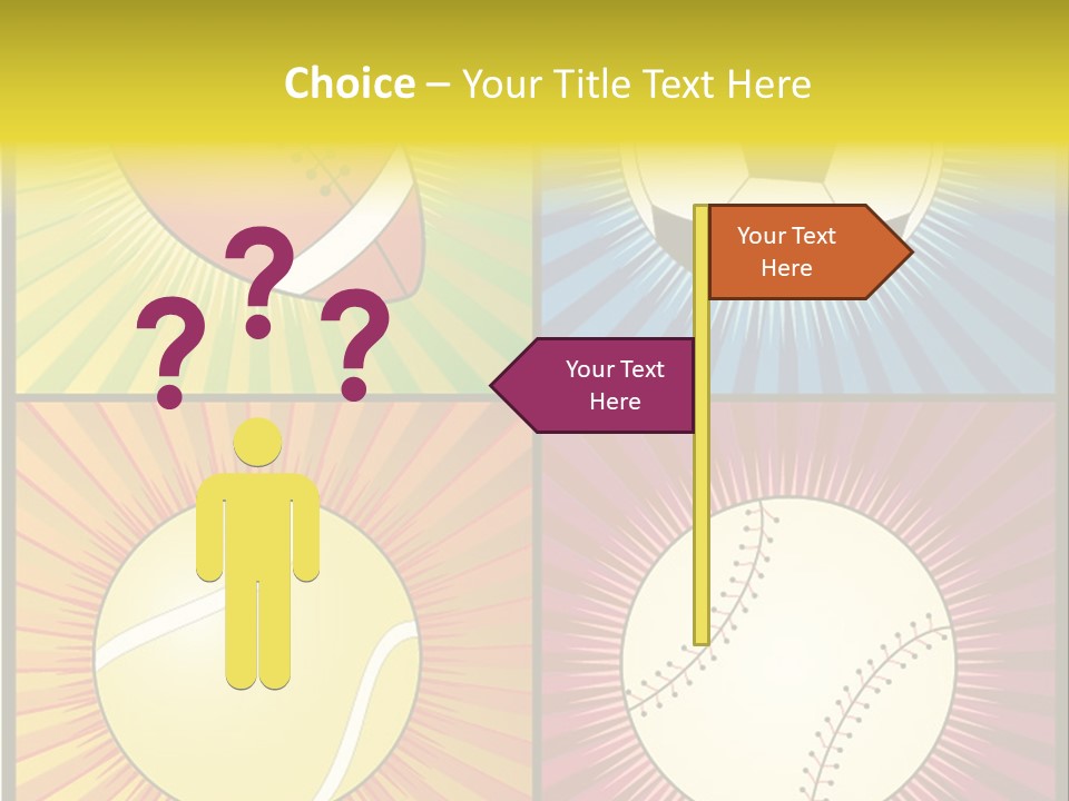 Football Sphere Ball PowerPoint Template