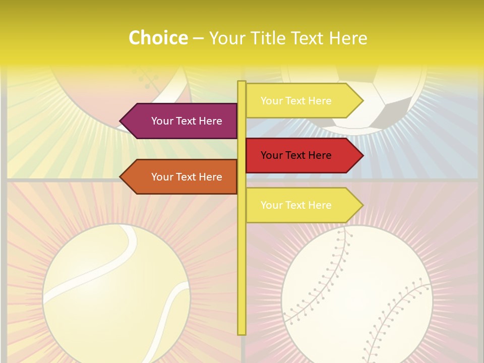 Football Sphere Ball PowerPoint Template