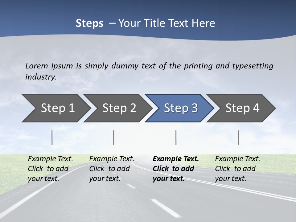 Speed Way Travel PowerPoint Template