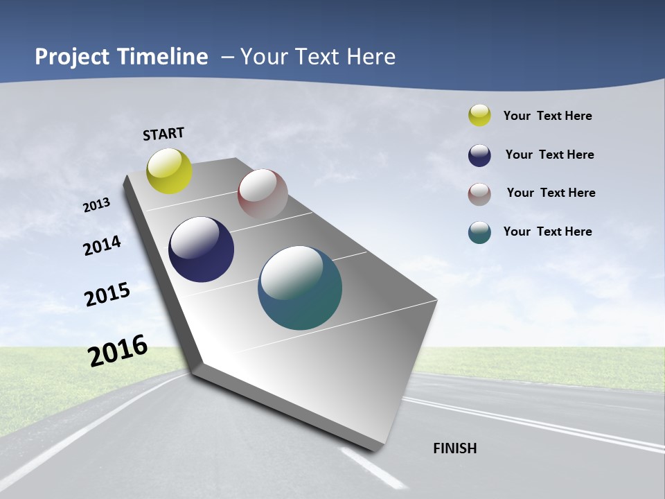 Speed Way Travel PowerPoint Template