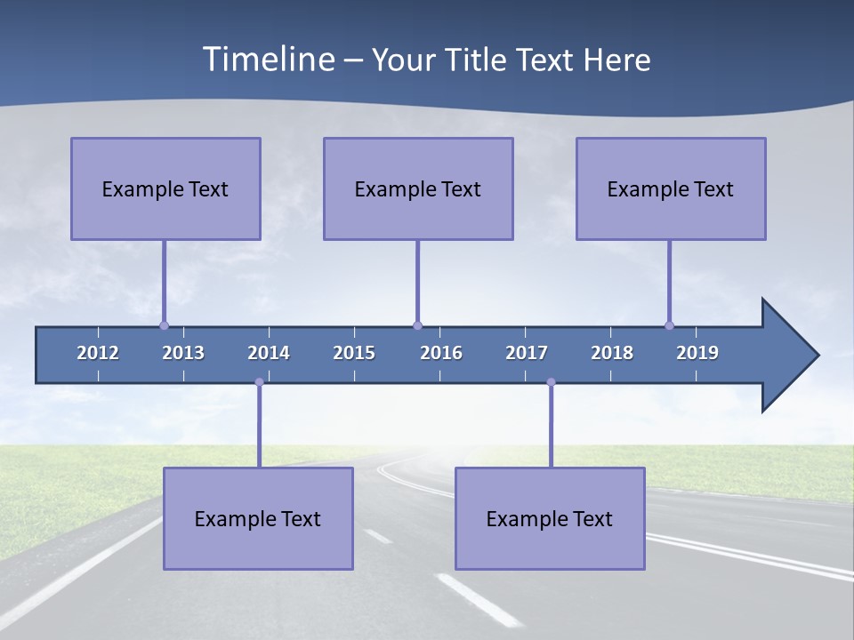Speed Way Travel PowerPoint Template