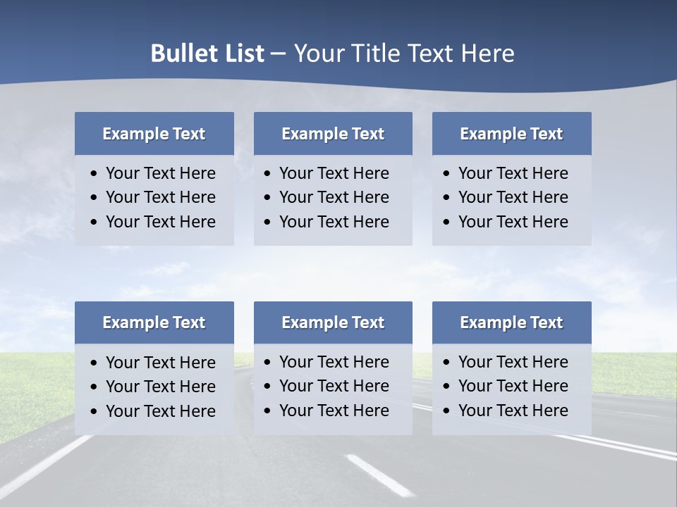Speed Way Travel PowerPoint Template