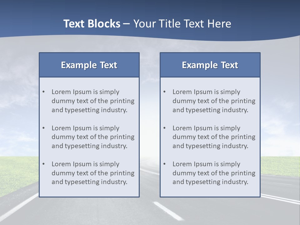 Speed Way Travel PowerPoint Template