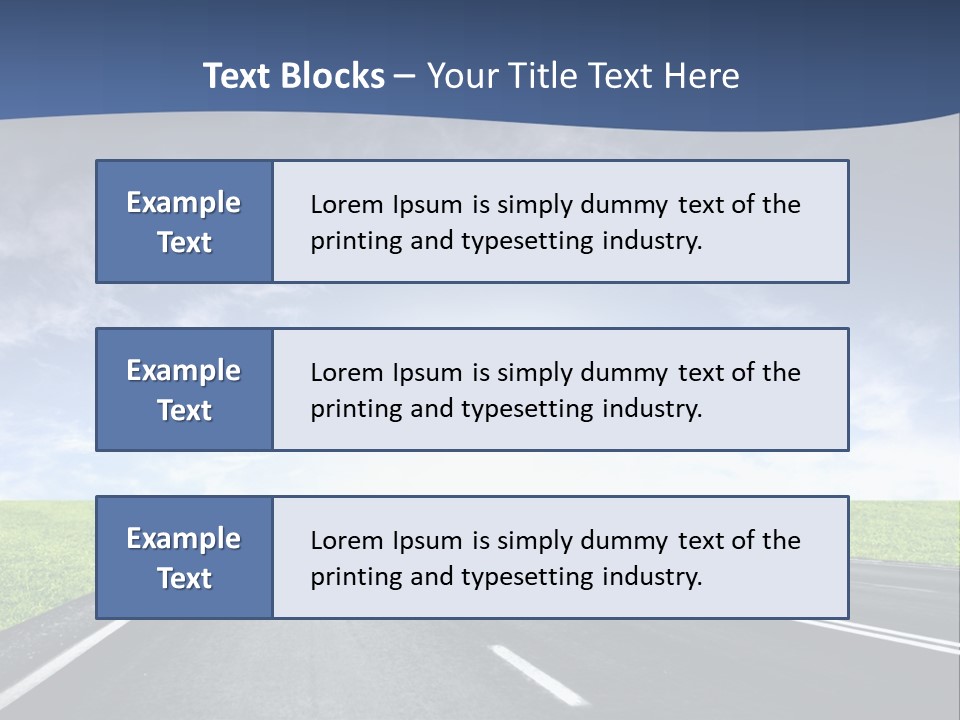 Speed Way Travel PowerPoint Template