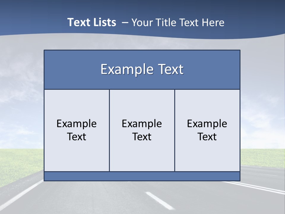 Speed Way Travel PowerPoint Template