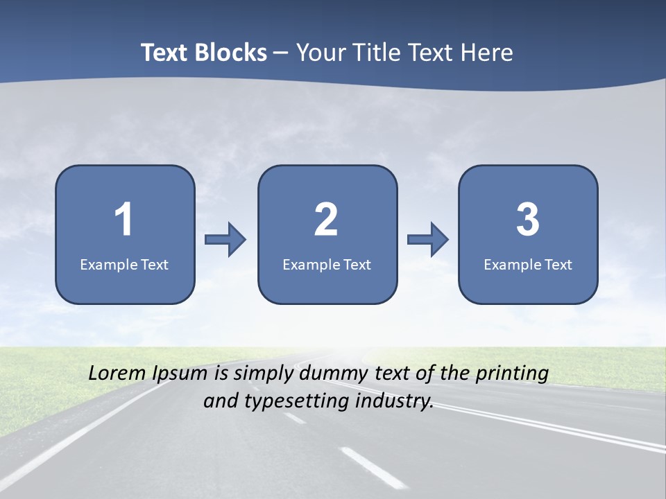 Speed Way Travel PowerPoint Template