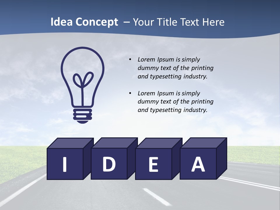 Speed Way Travel PowerPoint Template