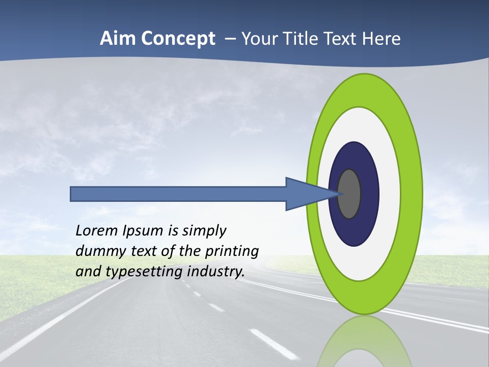 Speed Way Travel PowerPoint Template