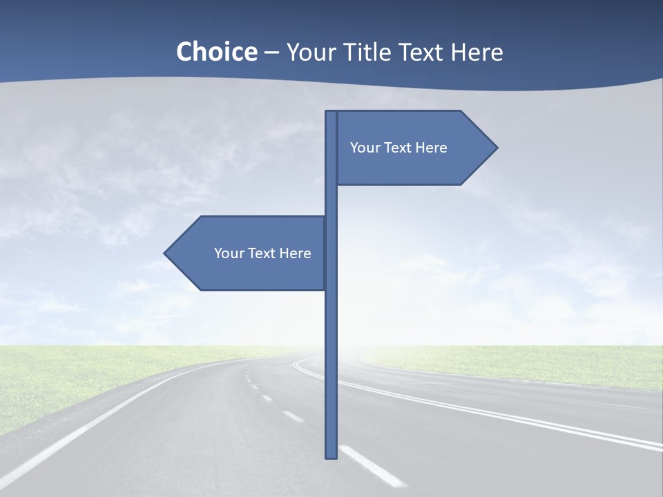 Speed Way Travel PowerPoint Template