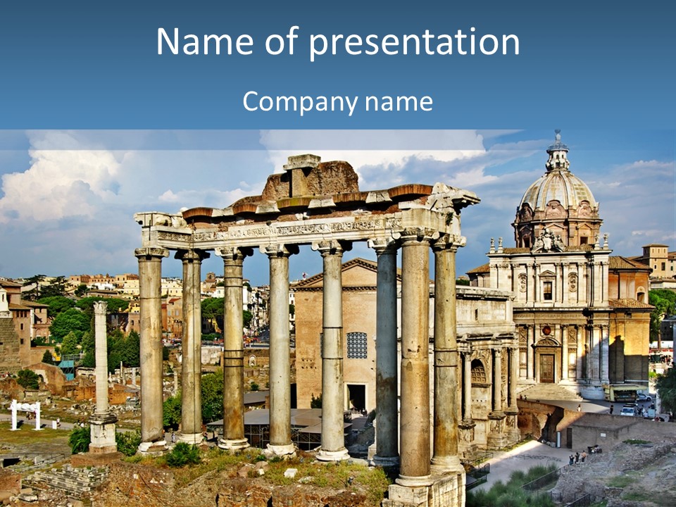 Empire Architecture European PowerPoint Template
