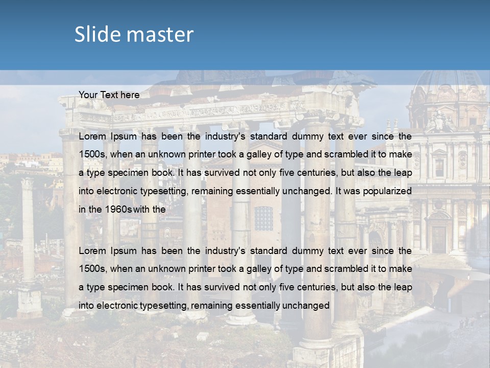 Empire Architecture European PowerPoint Template