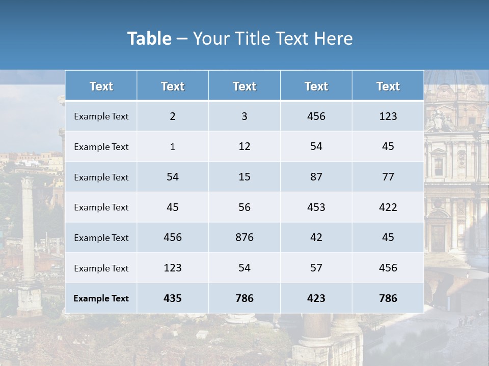 Empire Architecture European PowerPoint Template