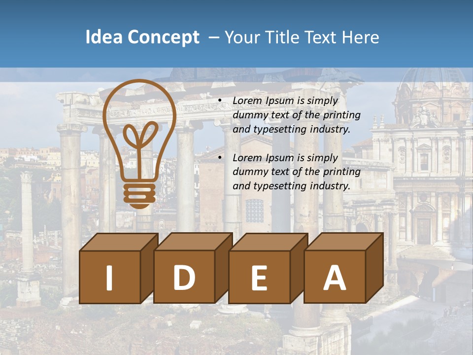 Empire Architecture European PowerPoint Template