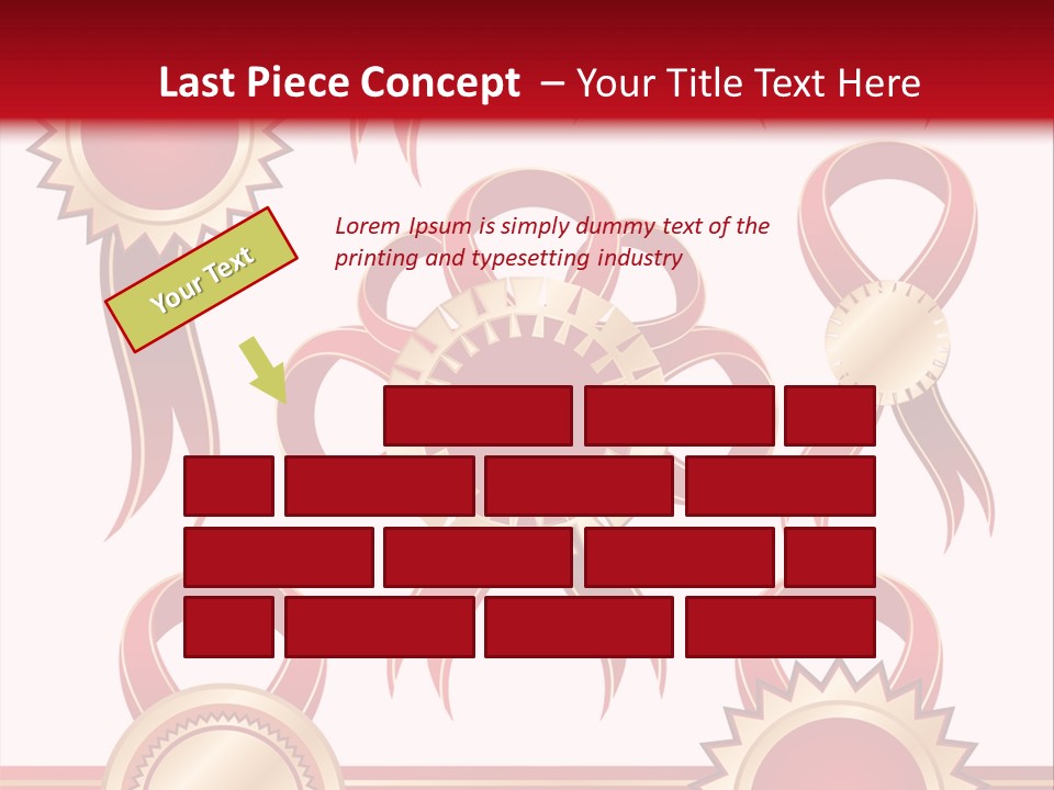 Percent Wellbeing Label PowerPoint Template