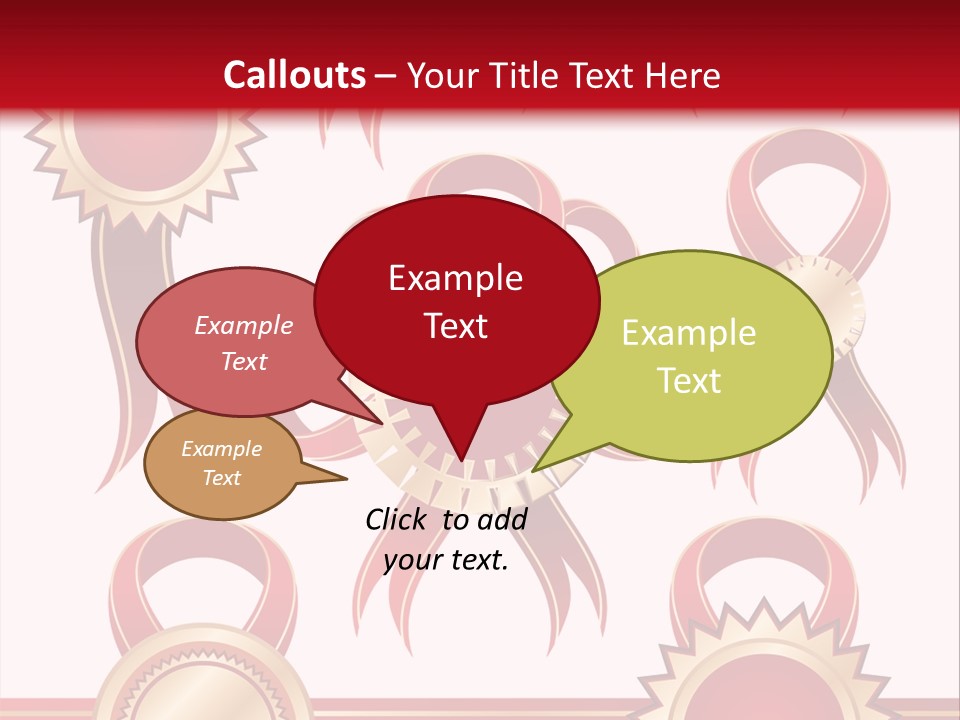 Percent Wellbeing Label PowerPoint Template