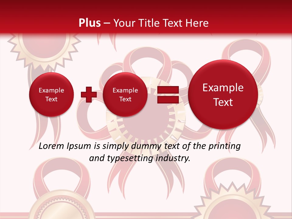 Percent Wellbeing Label PowerPoint Template