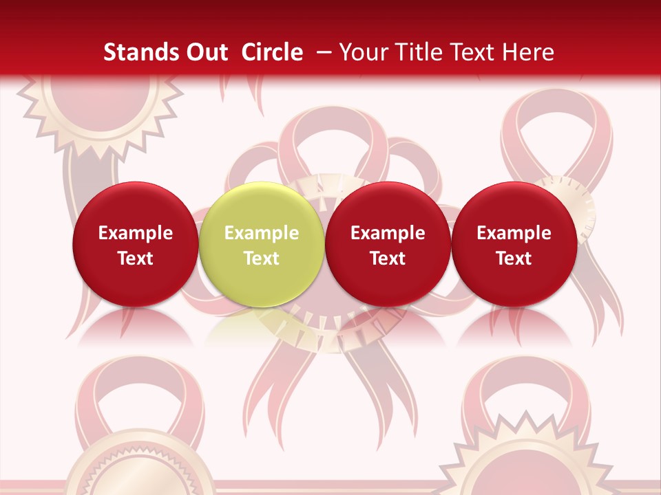 Percent Wellbeing Label PowerPoint Template