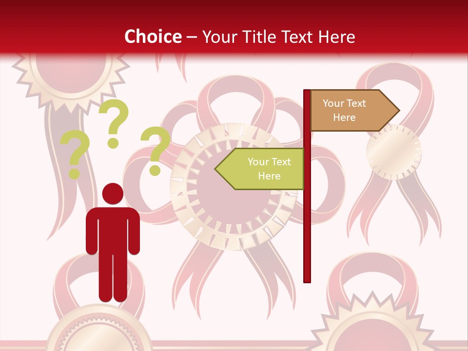 Percent Wellbeing Label PowerPoint Template