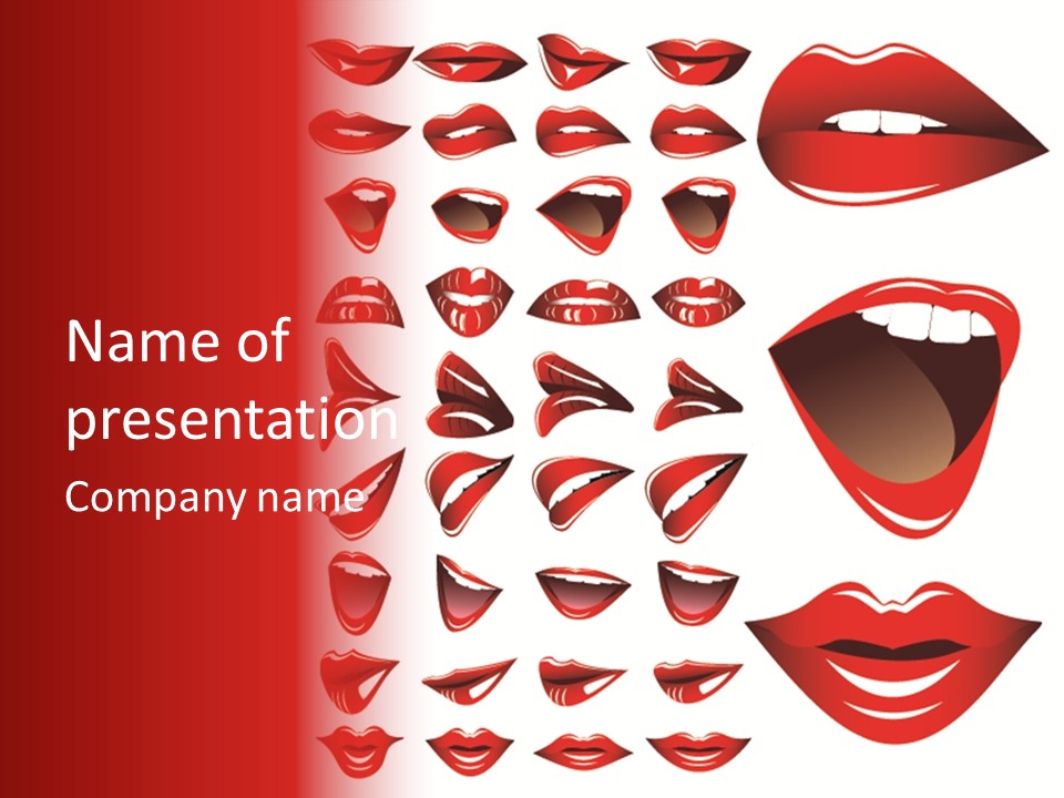 Expressions Artwork Design PowerPoint Template