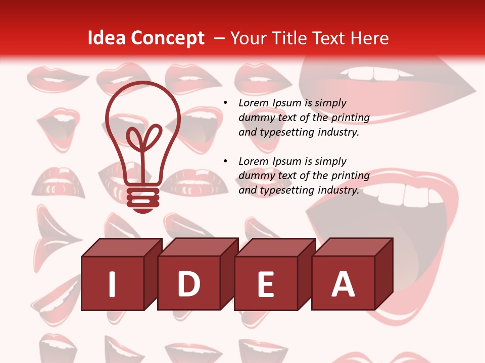 Expressions Artwork Design PowerPoint Template