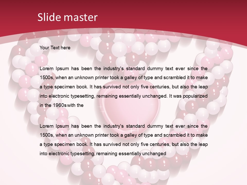 Curl Floral Wallpaper PowerPoint Template