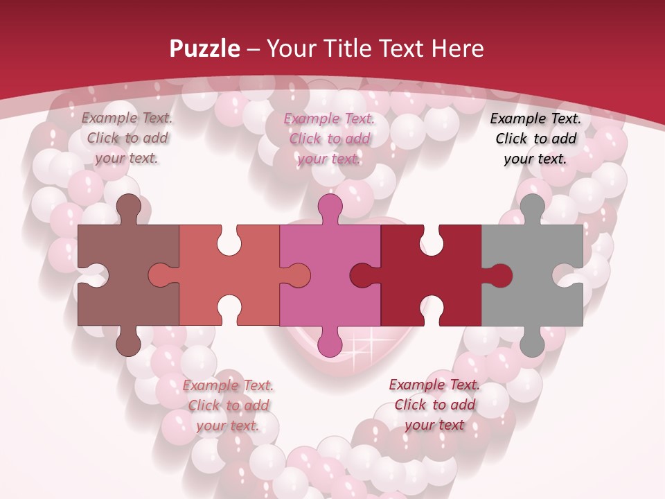 Curl Floral Wallpaper PowerPoint Template