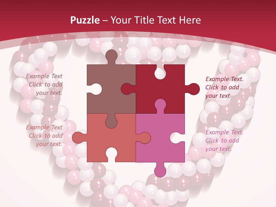 Curl Floral Wallpaper PowerPoint Template