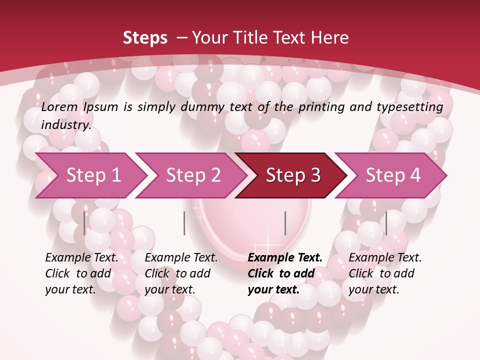 Curl Floral Wallpaper PowerPoint Template