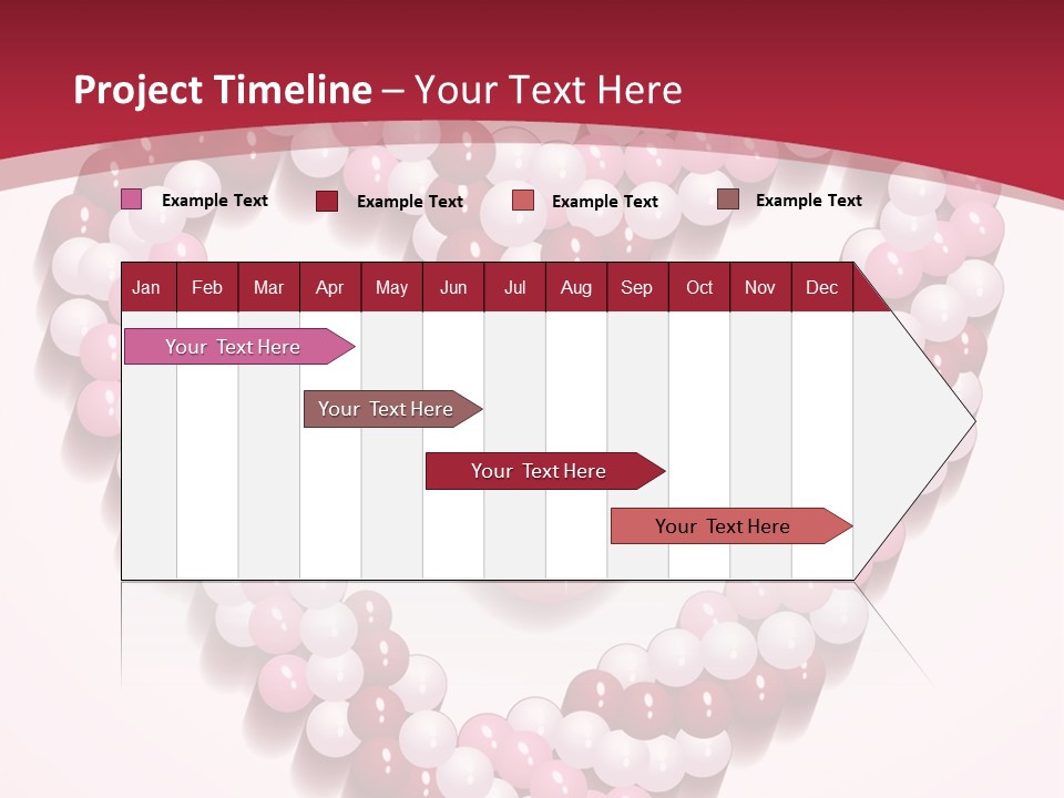 Curl Floral Wallpaper PowerPoint Template